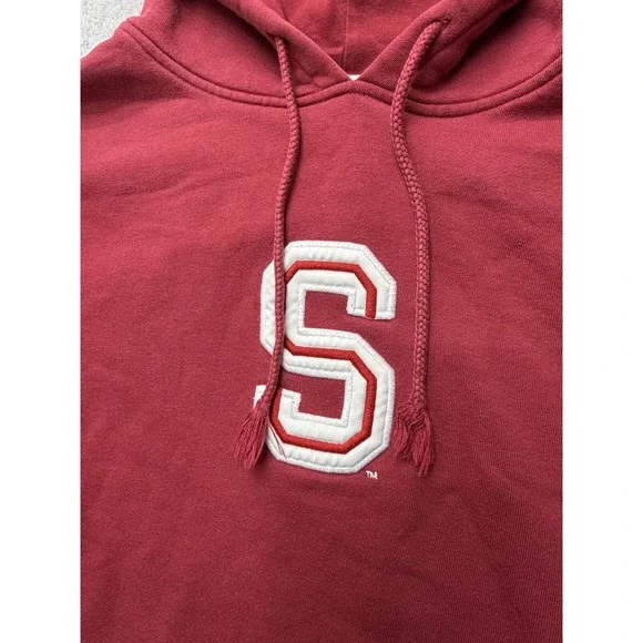 Stanford Cardinal Nike Hoodie Mens Large Red NCAA Football Pullover